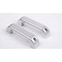 parts2010 2PCS Alloy Interior Door Grab Handle Silver For Land Rover Defender 1983-1996 1997 1998 1999 2000 2001 2002 2003 2004 2005 2006 2007 2008 2009 2010 2011 2012 2013 2014 2015 2016 2017 2018