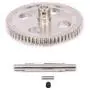 RC Metal Steel Differential Center Gear 62T CNC Machined 0015 for 1/12 Wltoys 12428 12628 12423 Short Course Buggy Off-Road Car Upgrades Parts (Silver) RC Metal Steel Differential Center Gear 62T CNC Machined 0015 for 1/12 Wltoys 12428 12628 12423 Short Course Buggy Off-Road Car Upgrades Parts (Silver)