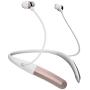 OV Pro World’s First Voice Activated Headphones | Professionally Reviewed| Noise Cancelling, Great Sound| Lightweight, Bluetooth Neckband| Bundled with App Optimizes Hands-Free (Rose Gold White)