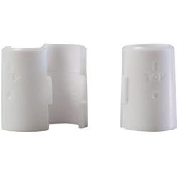 Apollo Hardware 3/4 Inch Shelf Clips/Split Sleeves, White 2 Pack / 8 Pair (3/4'' & 19.1mm Diameter Post Size)