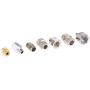 Professional 7pcs Airbrush Adaptor Kit Fitting Connector Set for Air Compressor & Airbrush Hose