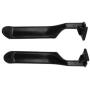 XIAMI Black Left & Right Metal Inside Door HandlesFit for 1987-1996 Ford Bronco F150;for 1987-1997 Ford F350 F250
