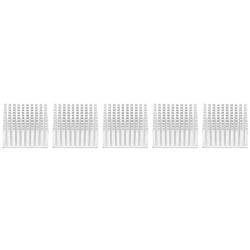 5PCS Cooler Fin Heatsink Module, Aluminum Heat Sink Cooling Fin Radiator Cooler Fin for Fan PCB Board for High Power LED Amplifier Transistor 40 x 20 x 40mm (Silver)