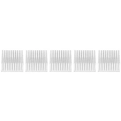 5PCS Cooler Fin Heatsink Module, Aluminum Heat Sink Cooling Fin Radiator Cooler Fin for Fan PCB Board for High Power LED Amplifier Transistor 40 x 20 x 40mm (Silver) 5PCS Cooler Fin Heatsink Module, Aluminum Heat Sink Cooling Fin Radiator Cooler Fin for Fan PCB Board for High Power LED Amplifier Transistor 40 x 20 x 40mm (Silver)