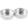 Fityle 200 Pieces Round Aluminium Tea Light Cups Empty Case Candle Wax Containers Candle Mold Model DIY Jelly Gel Wax Candles Tealight Accessories - 38x12mm