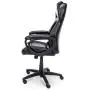 OFM ESS Collection Racing Style SofThread Leather High Back Office Chair, in Black (ESS-6060)