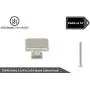 Kingsman Roma Series 1-1/4 in. (32mm) Square Soild Zinc Alloy Cabinet Knob (10, Brushed Nickel)