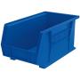 Akro-Mils 30240 AkroBins Plastic Storage Bin Hanging Stacking Containers, (15-Inch x 8-Inch x 7-Inch), Blue, (12-Pack) (30240BLUE)