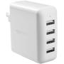 Amazon Basics 40W 4-Port Multi USB Wall Charger, White