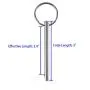 2 Pack Quick Release Pin, Diameter 1/4''(6.3mm), Total Length 3''(76mm), Effective Length 2.4''(61mm), Full 316 Stainless Steel, Bimini Top Pin, Marine Hardware 2 Pack Quick Release Pin, Diameter 1/4''(6.3mm), Total Length 3''(76mm), Effective Length 2.4''(61mm), Full 316 Stainless Steel, Bimini Top Pin, Marine Hardware