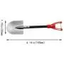Maxmoral Decoration Metal Shovel Simulation Accessories for 1/10 RC Rock Crawler Axial SCX10 RC Climbing Car Truck Parts