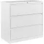 3 Drawer File Cabinet with Lock, Steel Metal Lateral Filing Cabinet, Large Capacity File Cabinet for Home Office 3 Drawer File Cabinet with Lock, Steel Metal Lateral Filing Cabinet, Large Capacity File Cabinet for Home Office