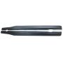 NO7RUBAN Side Skirts Fit for 2010-2015 Chevy Camaro Luxury Sports Style Rocker Panel Extension Lip Black Unpainted