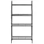 DOEWORKS 4 Tier Metal Plant Stand, Plant Display Rack, Ladder-Shaped Stand Shelf, Pot Holder for Indoor Outdoor Use, Black DOEWORKS 4 Tier Metal Plant Stand, Plant Display Rack, Ladder-Shaped Stand Shelf, Pot Holder for Indoor Outdoor Use, Black