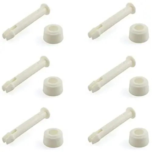 DZS Elec 6pcs 2.36'' Plastic Swimming Pool Joint Pin with Caps for Rectangular Metal and Prism Frame Pools Joint Pins and Seals Pool Replacement Parts DZS Elec 6pcs 2.36'' Plastic Swimming Pool Joint Pin with Caps for Rectangular Metal and Prism Frame Pools Joint Pins and Seals Pool Replacement Parts