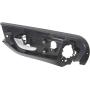 Interior Door Handle compatible with Volvo S60 01-09 Front LH Inside Satin Chrome and Black Housing Plastic and Metal w/Kits