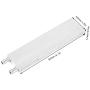 Zopsc Aluminum Alloy Heat Sink Cooling Liquid Cooler,Water Cooling Block Aluminum for Liquid Water Cooler Heat Sink System(4 Size for Your Choice) (40x80mm)