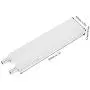 Zopsc Aluminum Alloy Heat Sink Cooling Liquid Cooler,Water Cooling Block Aluminum for Liquid Water Cooler Heat Sink System(4 Size for Your Choice) (40x80mm)
