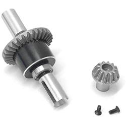 lahomia Wltoys 12428 12423 12429 RC Car Metal Upgrade Differential, Gear Spare Parts - Metal, Front Differential