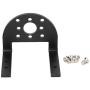 logozoe U-Shaped RC Motor Mount, RC Car Motor Mount, Black Motor Mount Bracket, Metal Motor Mount Holder, for RC Car RC Boat