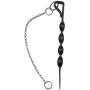 Monarch Rain Chains 15005, Black/Stainless Steel Powder Coated Iron Rain Chain Anchoring Stake, Bla