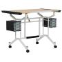 Studio Designs Pro Craft Station in White with Maple 13245