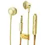 Casjie Metal Heavy Bass in-Ear Headphones Stereo Headset 3.5mm Wired Earphone with Microphone (Gold) Casjie Metal Heavy Bass in-Ear Headphones Stereo Headset 3.5mm Wired Earphone with Microphone (Gold)