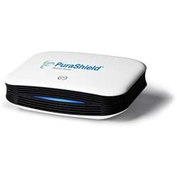 PuraShield Mini Air Purifier with Molecular, HEPA Filtration and UV light to help remove virus and bacteria, Air Cleaner for Small Spaces and Vehicles