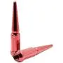 Wheel Accessories Parts Set of 24 Red Spiked Solid Metal Lug Nuts M14x1.5 Thread 4.4 Inch Tall Closed End Bulge Acorn Spike Lug Nut 1 Long Socket Key Wheel Accessories Parts Set of 24 Red Spiked Solid Metal Lug Nuts M14x1.5 Thread 4.4 Inch Tall Closed End Bulge Acorn Spike Lug Nut 1 Long Socket Key