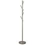 Kira Home Addison 68'' Free Standing Metal Coat Rack, Satin Steel Finish