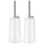 IXO Toilet Brush and Holder, 2 Pack Toilet Brush with 304 Stainless Steel Long Handle, Toilet Bowl Brush for Bathroom Toilet-Ergonomic, Elegant,Durable IXO Toilet Brush and Holder, 2 Pack Toilet Brush with 304 Stainless Steel Long Handle, Toilet Bowl Brush for Bathroom Toilet-Ergonomic, Elegant,Durable