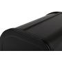 X458 Black Metal Bread Box/Bin/kitchen Storage Containers with Roll Top Lid (Black)