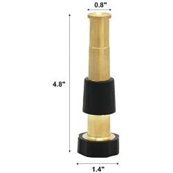 Twinkle Star Heavy-Duty Brass Adjustable Hose Nozzle, TWIS3452