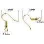 TOAOB 700pcs Earring Hooks Hypo allergenic French Ear Wires with Ball and Coil 10 Colors 18mm Nickel Free Metal Fish Hook Earrings Making Supplies Jewelry Findings TOAOB 700pcs Earring Hooks Hypo allergenic French Ear Wires with Ball and Coil 10 Colors 18mm Nickel Free Metal Fish Hook Earrings Making Supplies Jewelry Findings