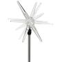Exhart Solar Star Garden Light Stake – Crystal Star Metal Garden Stake w/Solar Panel, Acrylic Outdoor Crystal Décor, Garden Décor, Crystal Star Stake – Led Accent Lights for Yard/Garden/Patio 6 x 6 x