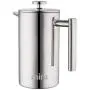 MIRA 20 oz Stainless Steel French Press Coffee Maker | Double Walled Insulated Coffee & Tea Brewer Pot & Maker | Keeps Brewed Coffee or Tea Hot | 600 ml MIRA 20 oz Stainless Steel French Press Coffee Maker | Double Walled Insulated Coffee & Tea Brewer Pot & Maker | Keeps Brewed Coffee or Tea Hot | 600 ml