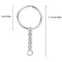 KINGFOREST 200PCS Split Key Ring with Chain 1 inch and Jump Rings,Split Key Ring with Chain Silver Color Metal Split Key Chain Ring Parts with Open Jump Ring and Connector. KINGFOREST 200PCS Split Key Ring with Chain 1 inch and Jump Rings,Split Key Ring with Chain Silver Color Metal Split Key Chain Ring Parts with Open Jump Ring and Connector.