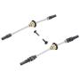 Tongina Upgrade Metal Front Rear Bridge Axle Differential Diff Set for WPL B14 C14 C24 - Metal Differential with Bearing