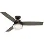 Hunter Sentinel Indoor Ceiling Fan with LED Light and Remote Control, 52'', Premier Bronze