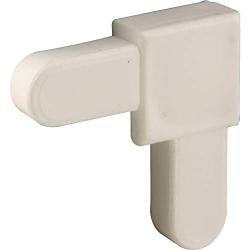 Prime-Line PL 14336 White Plastic, Mobile Home Screen Frame Corner, 1/4'' x 5/8'',(Pack of 20)