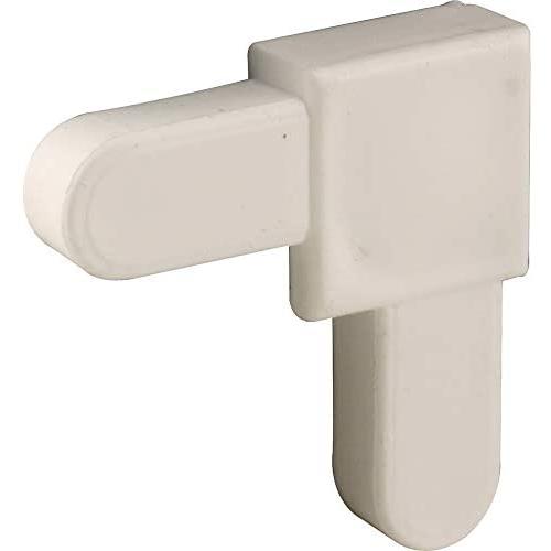 Prime-Line PL 14336 White Plastic, Mobile Home Screen Frame Corner, 1/4'' x 5/8'',(Pack of 20)