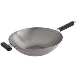 Joyce Chen Flat Bottom Wok, Standard, Metal