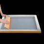 Caydo 2 Piece 10 x 14 Inch Aluminum Silk Screen Printing Frames with 110 White Mesh for Screen Printing