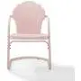 Crosley Tulip 2 Piece Chair Set Pastel Pink Gloss