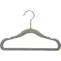 Amazon Basics Kids Velvet Non-Slip Clothes Hangers, Gray - Pack of 50 Amazon Basics Kids Velvet Non-Slip Clothes Hangers, Gray - Pack of 50