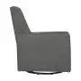 DaVinci Piper Upholstered Recliner and Swivel Glider in Dark Grey, Greenguard Gold Certified DaVinci Piper Upholstered Recliner and Swivel Glider in Dark Grey, Greenguard Gold Certified