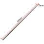 EUDAX 100Pcs STEM Toys Shaft Round Rod Axles for DIY Toy RC Car Boat Helicopter Model Part (2mmx100mm)