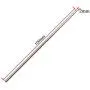 EUDAX 100Pcs STEM Toys Shaft Round Rod Axles for DIY Toy RC Car Boat Helicopter Model Part (2mmx100mm)