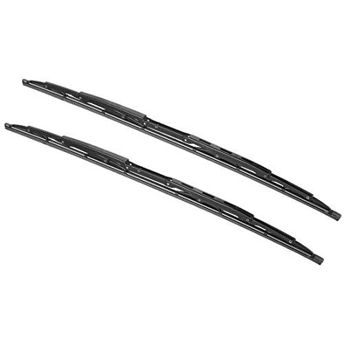 X AUTOHAUX Metal Front Windshield Wiper Blades for Discovery II 98-04 - 21 Inch + 21 Inch