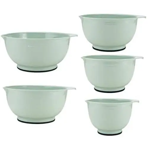 KitchenAid Classic Mixing Bowls, Set of 5, Pistachio KitchenAid Classic Mixing Bowls, Set of 5, Pistachio